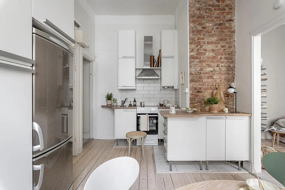 Kleine Wohnung in angenehmer Farbpalette mit praktischer Raumtrennung (35 qm) - Gallery image 15