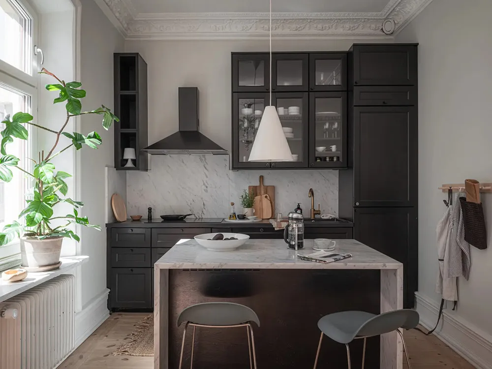 Petite appartement à Gothenburg avec des plafonds hauts et une vue sur le parc (58 m²) - Gallery image 1