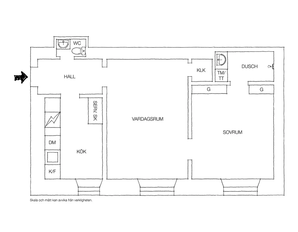 Чарівна невелика квартира в Стокгольмі, осяяна сонцем (53 кв. м) - Gallery image 34