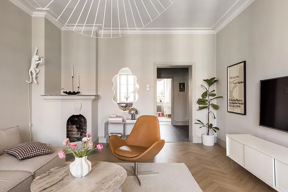 Стильный монохром для современной скандинавской квартиры - Gallery image 16