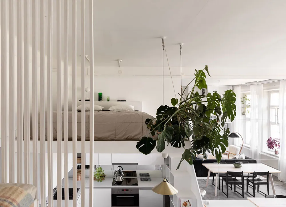 Светлый лофт в Стокгольме, который кажется больше, чем есть на самом деле - Gallery image 12