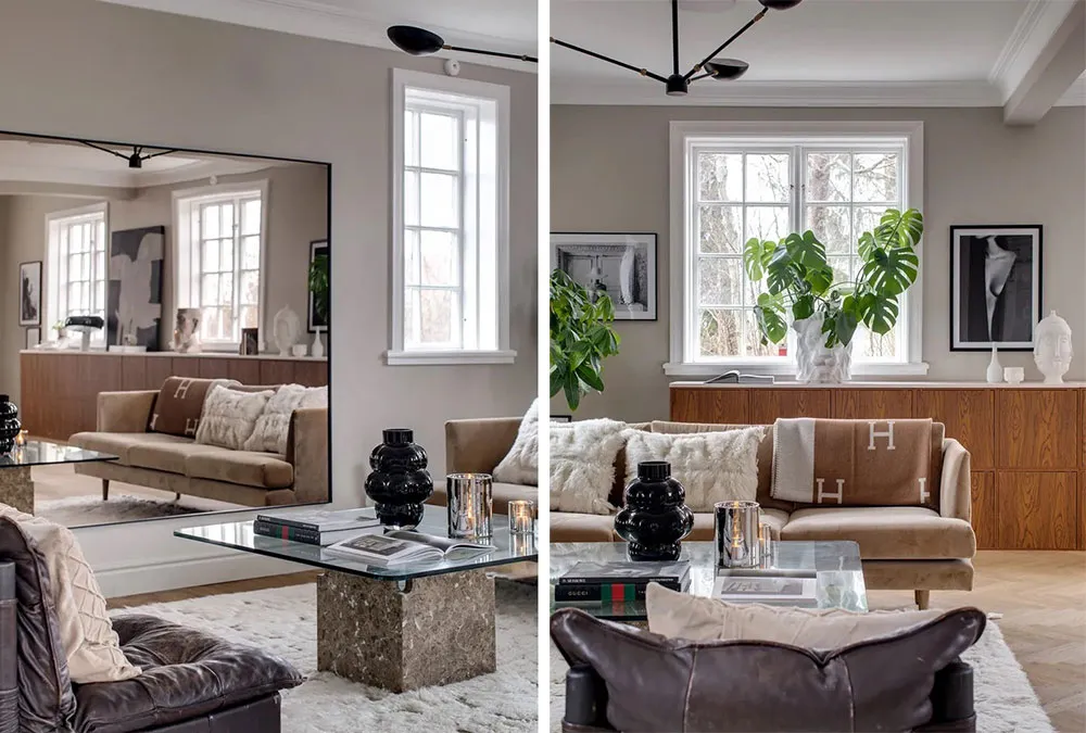 Zweiter Licht und elegantes Design: Überraschender Interior eines ländlichen Kottedgs in Schweden - Gallery image 3