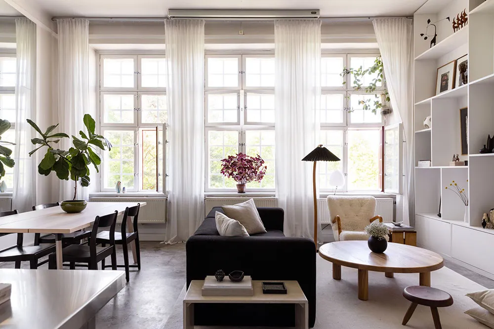 Светлый лофт в Стокгольме, который кажется больше, чем есть на самом деле - Gallery image 2