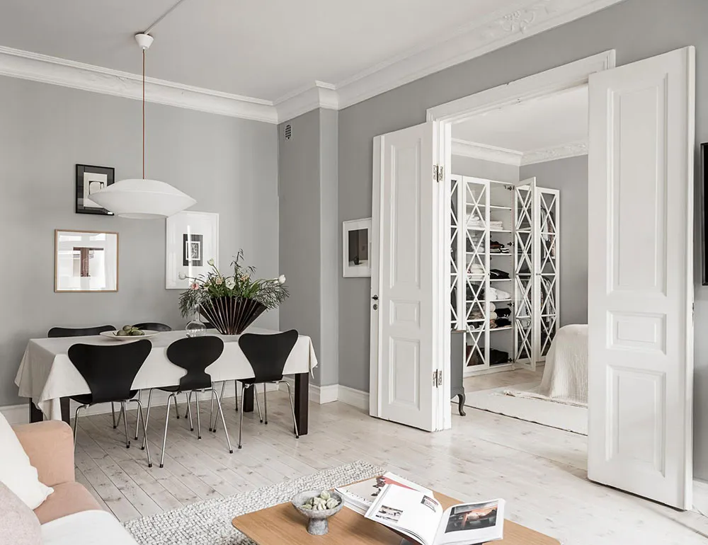 Intérieur Scandinave calme avec une atmosphère fraîche et agréable (60 m²) - Gallery image 6