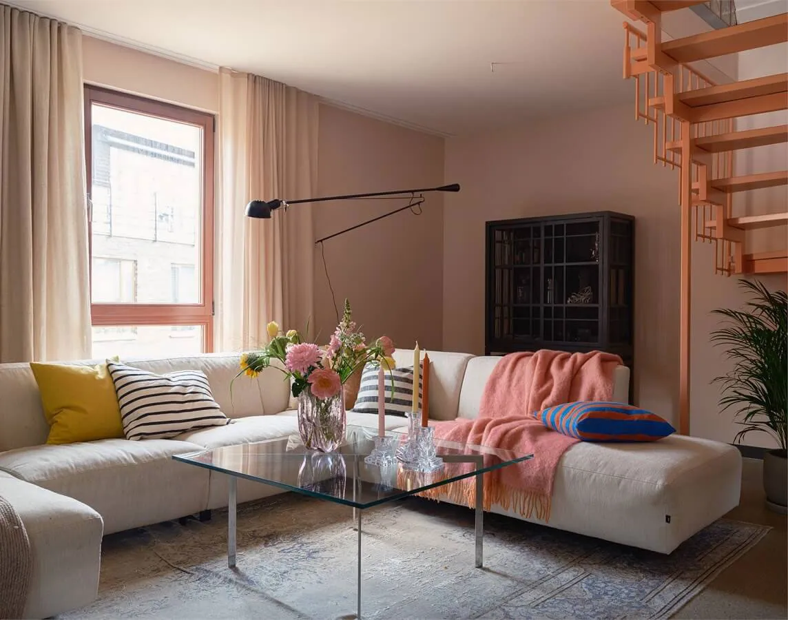 Pastel Interior Designs of a Townhouse with Unusual Architecture in Malmö - Gallery image 3