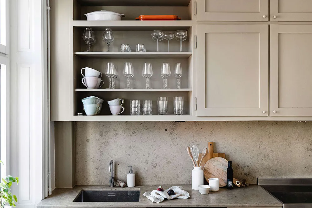 砂色の壁を持つモダンなスカンジナビア風アパートメント(93平方メートル) - Gallery image 11