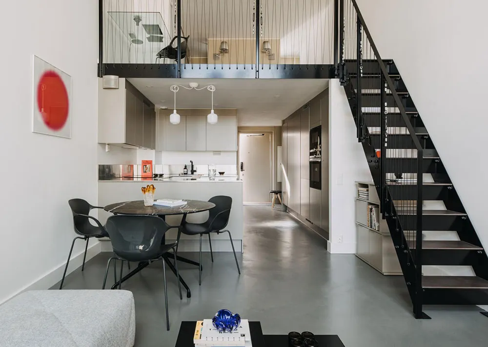 Kleiner Loft mit Dachgeschoss in Stockholm (35 qm) - 10
