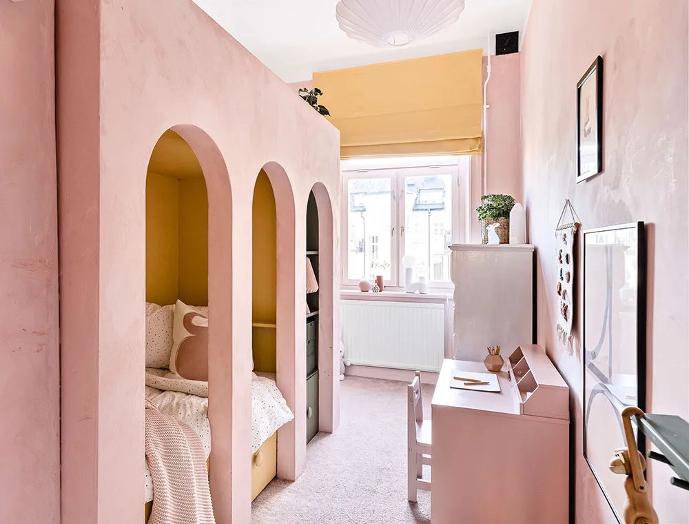 砂色の壁を持つモダンなスカンジナビア風アパートメント(93平方メートル) - Gallery image 17