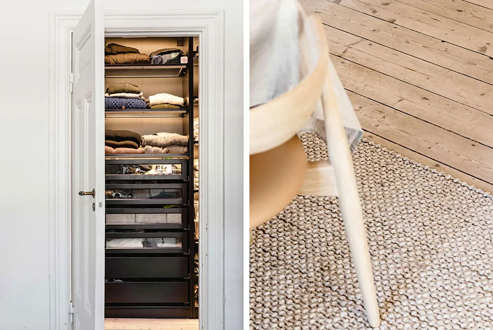 砂色の壁を持つモダンなスカンジナビア風アパートメント(93平方メートル) - Gallery image 16