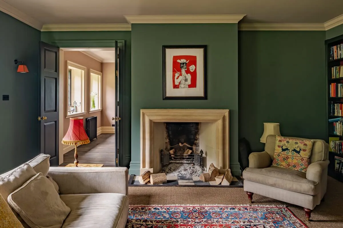 Красиві відтінки в дизайні загородного інтер'єру в Англії - Gallery image 16