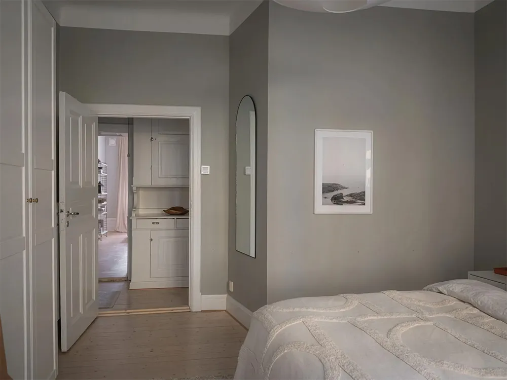 Мягкие пастельные оттенки в дизайне элегантной квартиры в Гётеборге - Gallery image 17