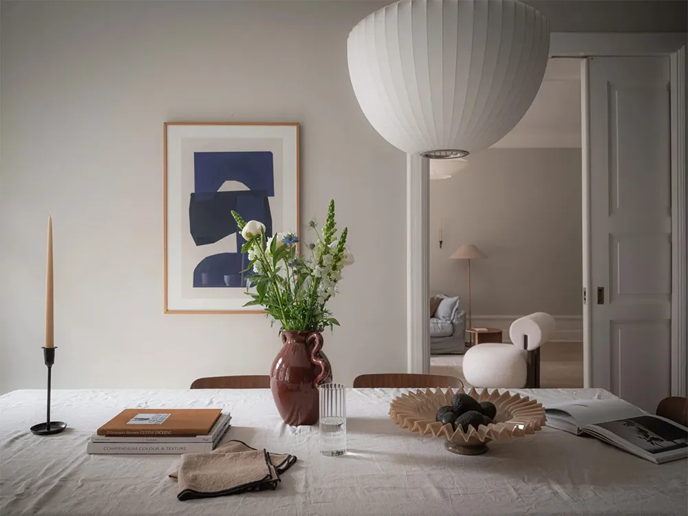 Мягкие пастельные оттенки в дизайне элегантной квартиры в Гётеборге - Gallery image 11