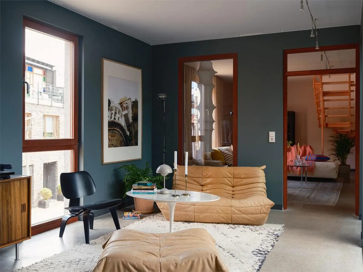 Pastel Interior Designs of a Townhouse with Unusual Architecture in Malmö - Gallery image 0