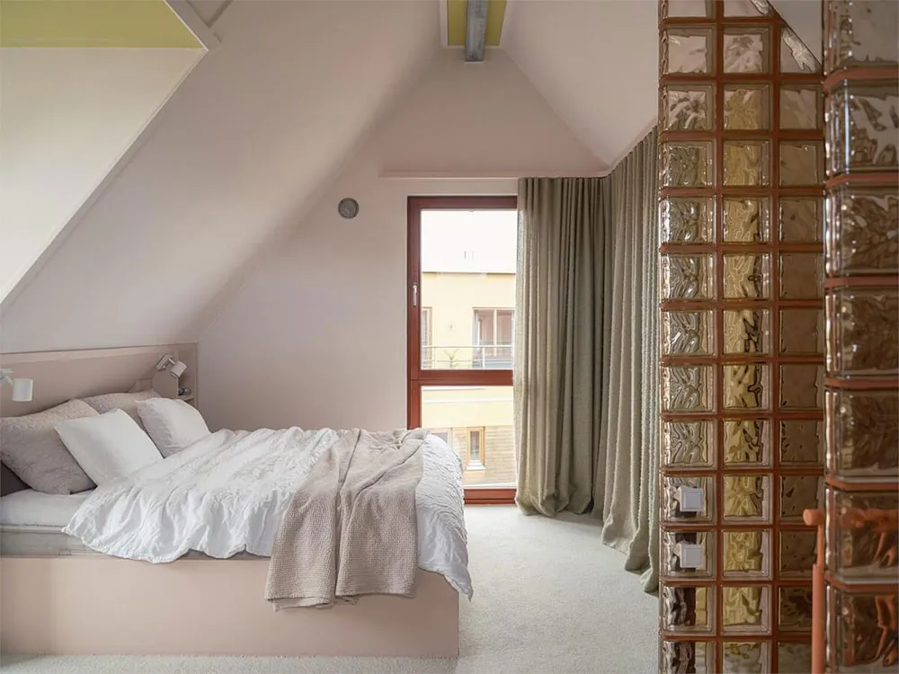 Pastel Interior Designs of a Townhouse with Unusual Architecture in Malmö - Gallery image 11