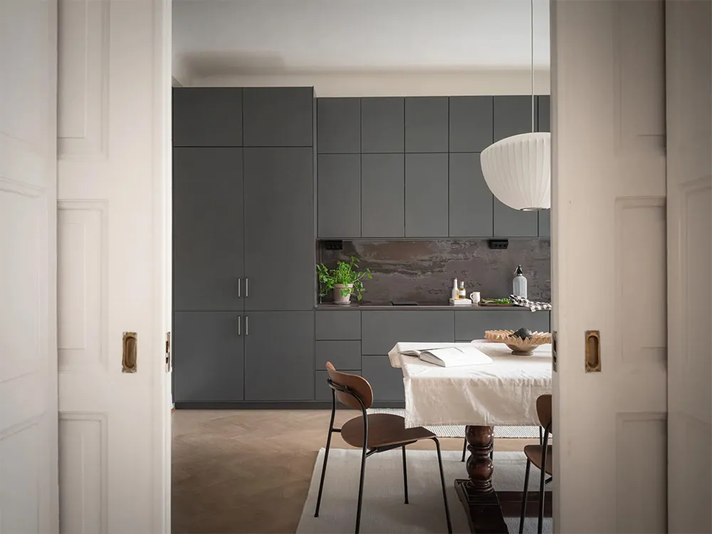 Мягкие пастельные оттенки в дизайне элегантной квартиры в Гётеборге - Gallery image 7