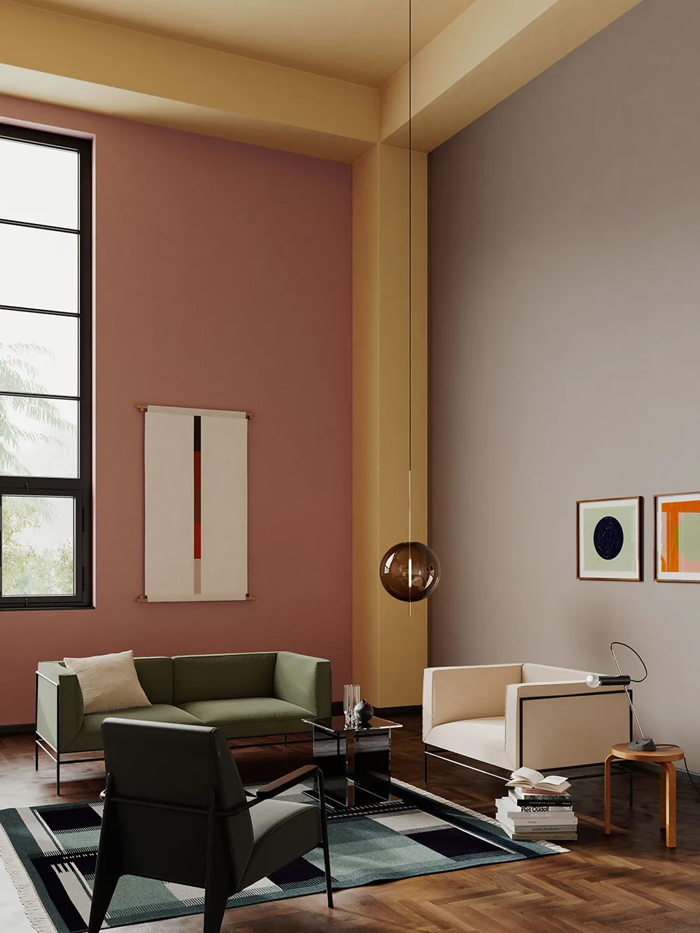 Superbes peintures intérieures Notes de designers danois - Gallery image 22