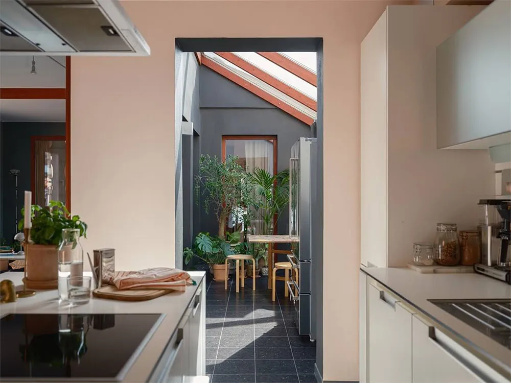 Pastel Interior Designs of a Townhouse with Unusual Architecture in Malmö - Gallery image 7