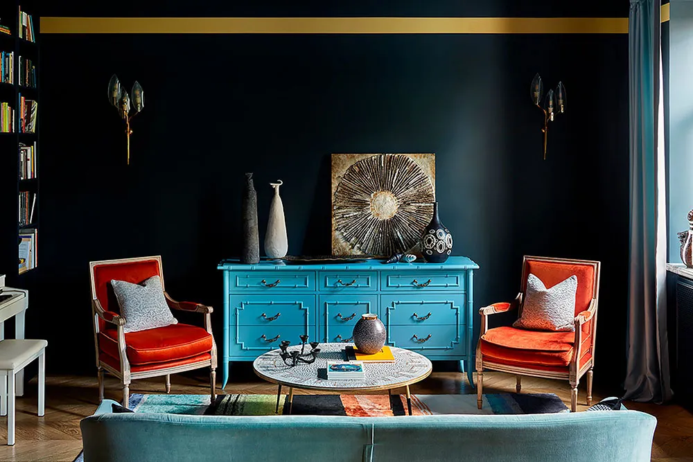 Niesamowity интерьер w nasycenych kolorach w centrum Moskwy - Gallery image 5