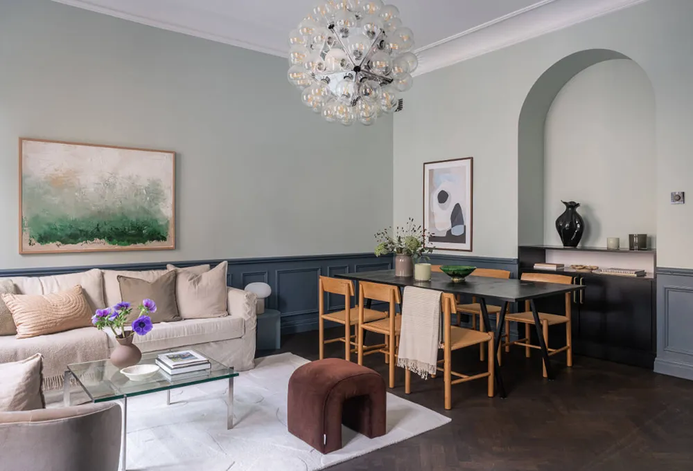 Оттенки синего в дизайне стильной шведской квартиры (54 кв. м) - Gallery image 3