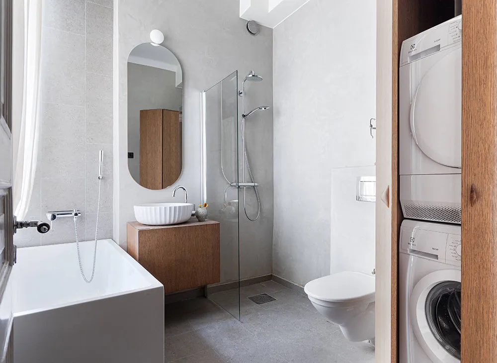 Là-dedans, plafond accentué et meubles élégants : appartement à Stockholm (72 m²) - Gallery image 17