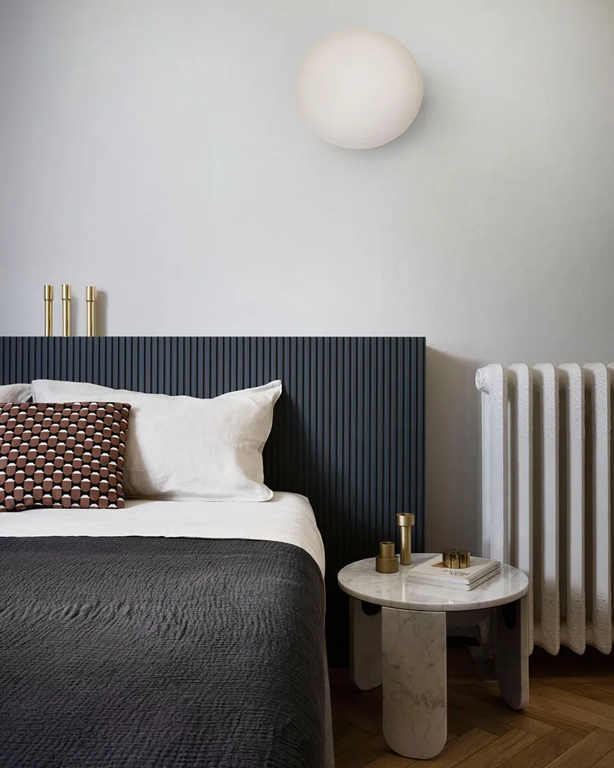 Modna kwatera w spokojnych tonach dla dziennikarza w Mediolanie - Gallery image 10