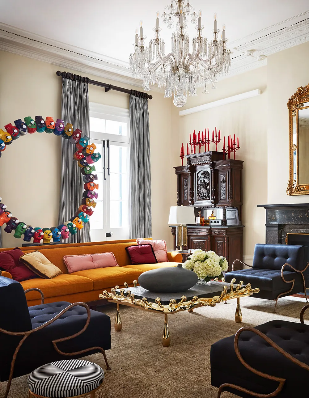 Clásica lujo y atrevido arte contemporáneo: casa en Nueva Orleáns - Gallery image 4