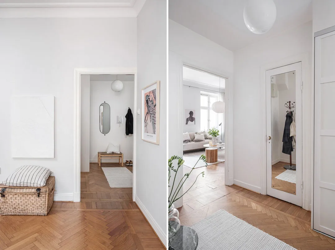 Ziegelsteinwand als Hauptakzent im Design einer Wohnung in Schweden - Gallery image 24