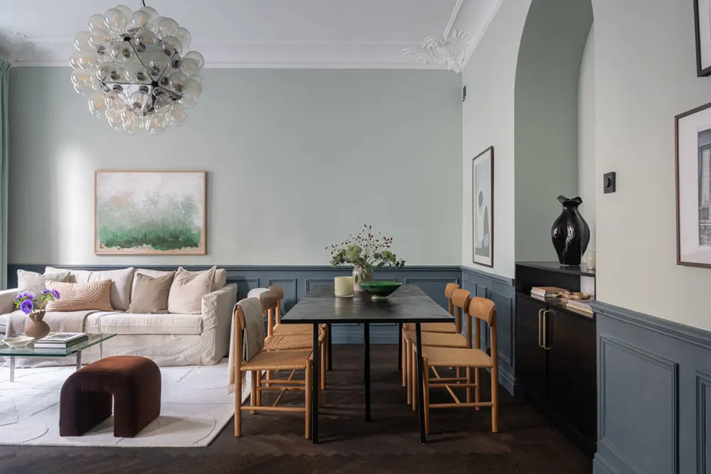 Оттенки синего в дизайне стильной шведской квартиры (54 кв. м) - Gallery image 5