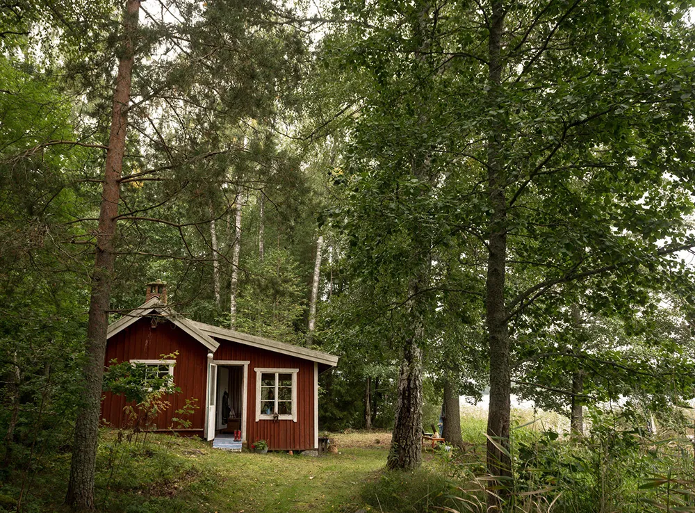 Маленька шведська дача біля озера з душевними інтер'єрами - Gallery image 20