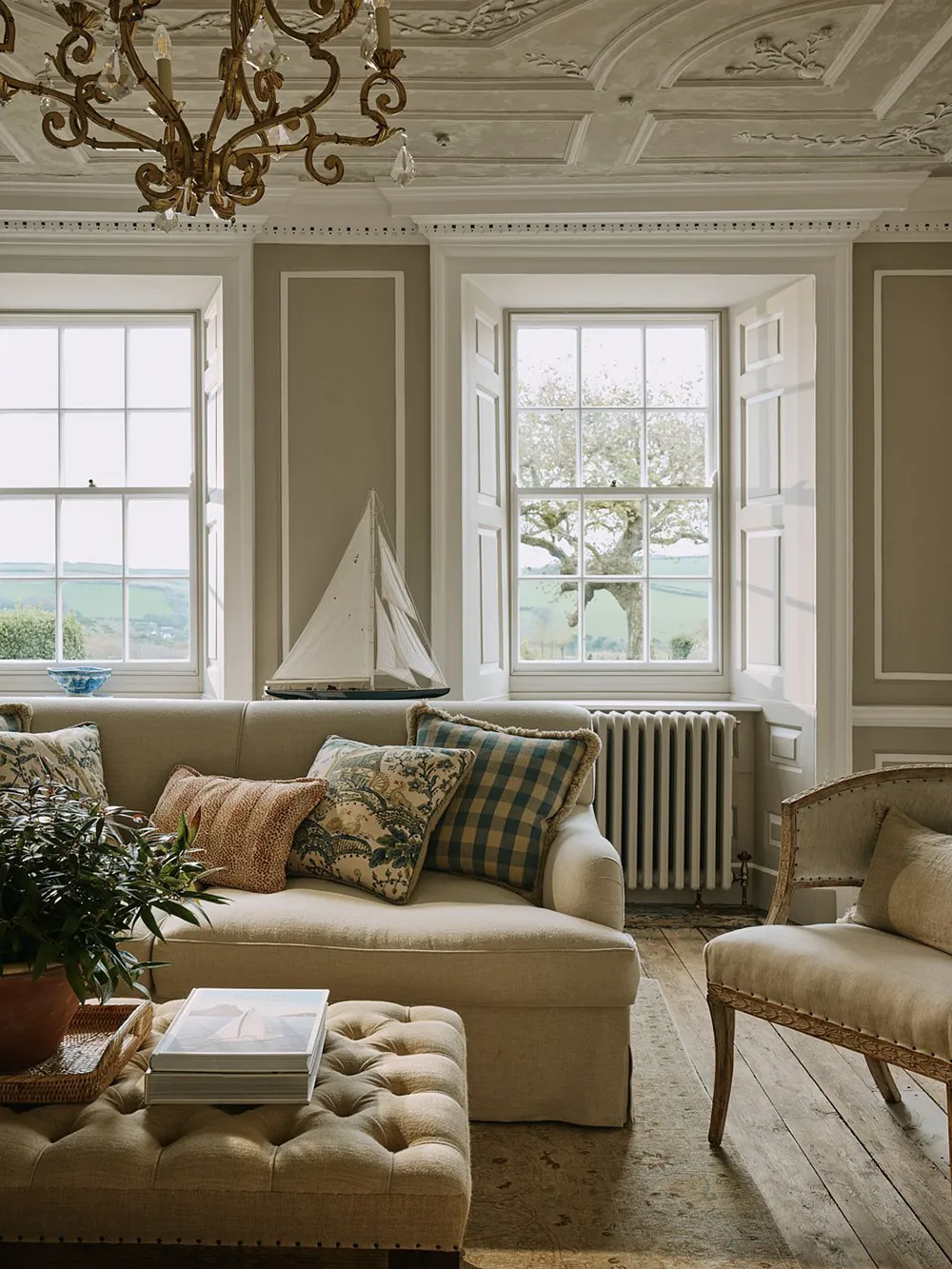 Notes marines légères dans le design d'un cottage anglais - Gallery image 6