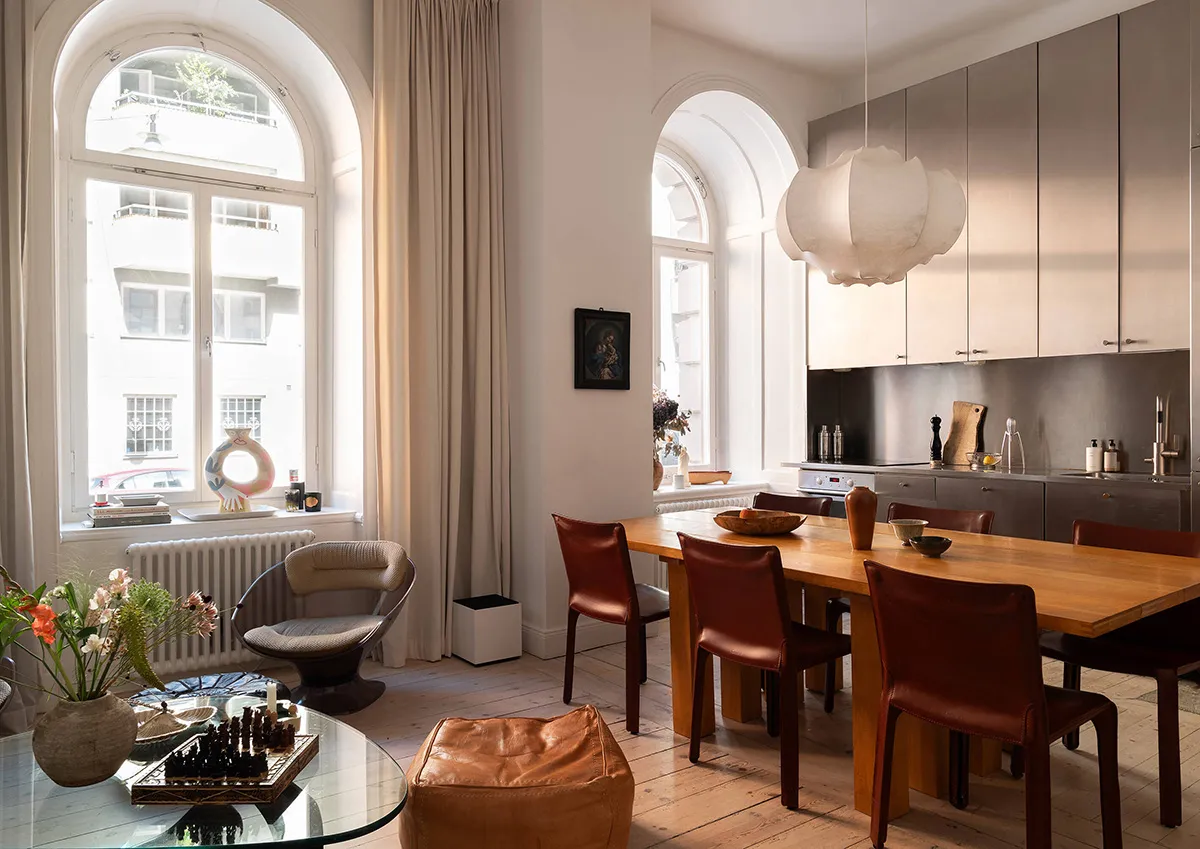 Творческі нотки в інтер'єрі квартири з високими стелями в Стокгольмі (60 кв. м) - Gallery image 9