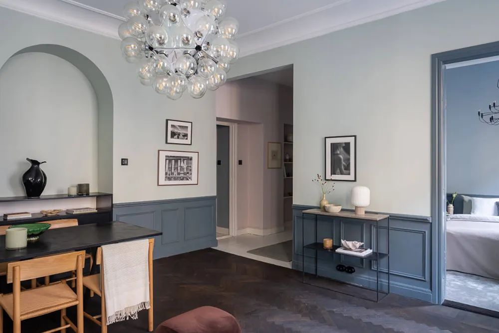 Оттенки синего в дизайне стильной шведской квартиры (54 кв. м) - Gallery image 13