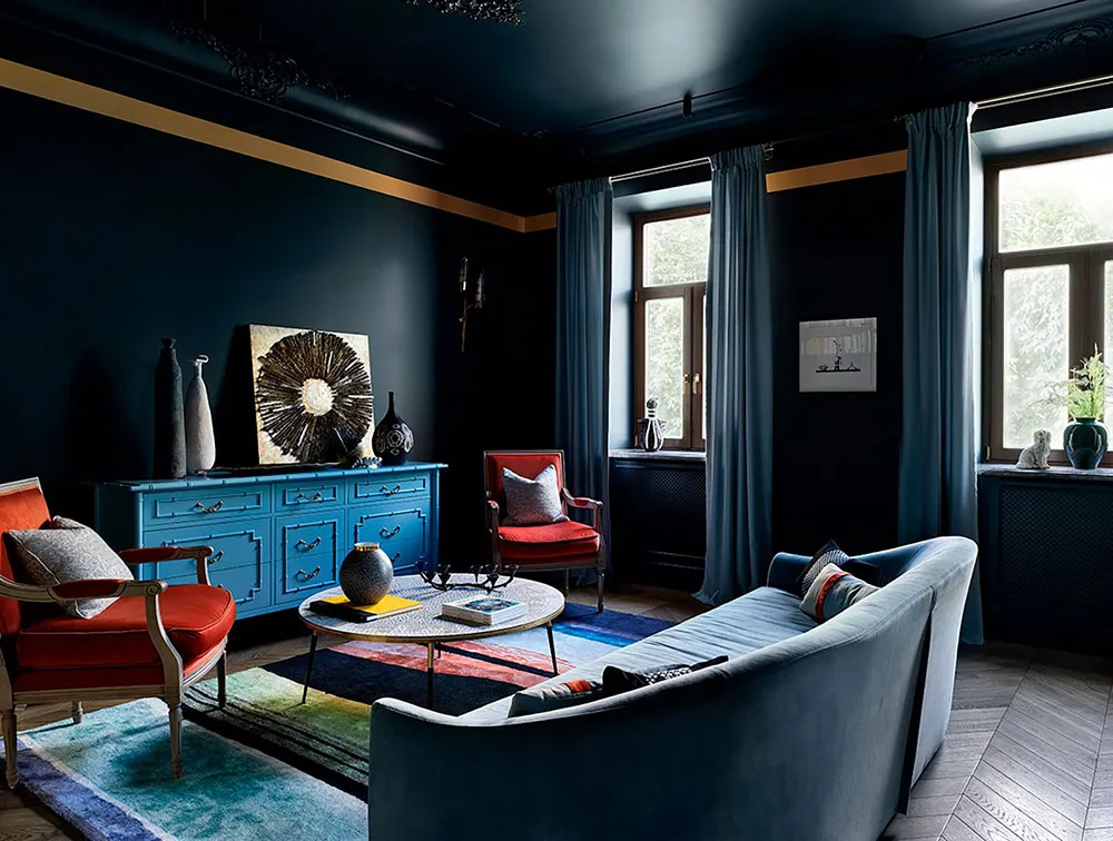 Niesamowity интерьер w nasycenych kolorach w centrum Moskwy - Gallery image 4