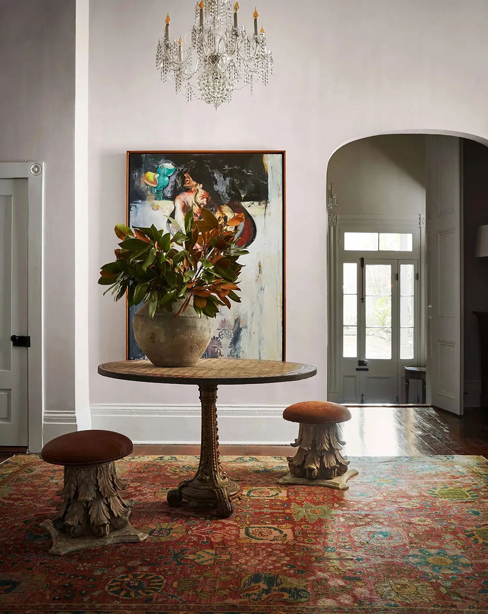 Clásica lujo y atrevido arte contemporáneo: casa en Nueva Orleáns - Gallery image 9