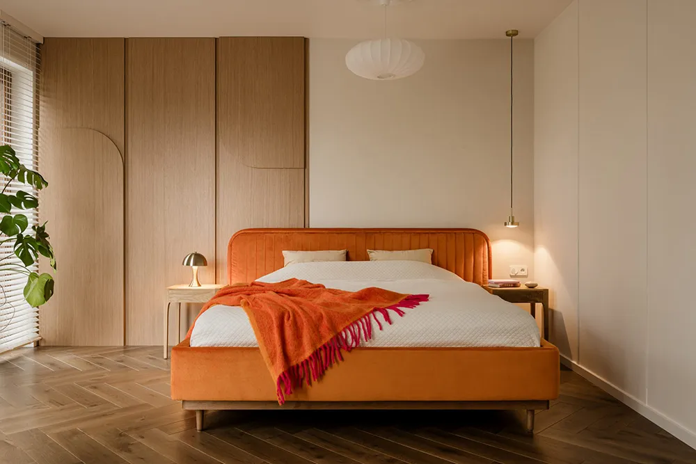 Teintes de vert et motifs exotiques dans la décoration d'une maison moderne à Varsovie - Gallery image 17