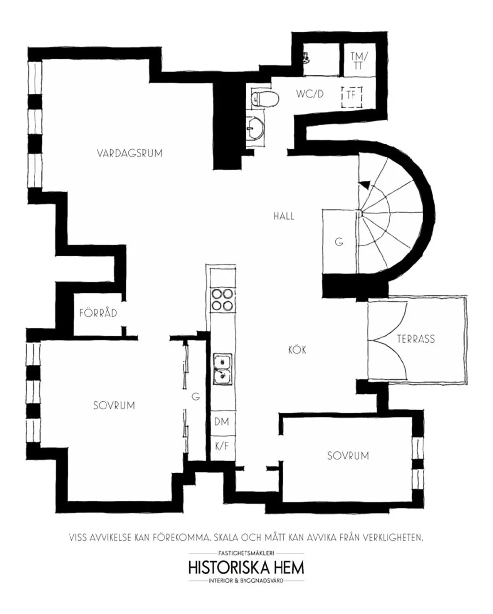 Cozy Apartment Under the Roof with Fantastic Views of Stockholm Roofs (80 sqm) - Gallery image 30