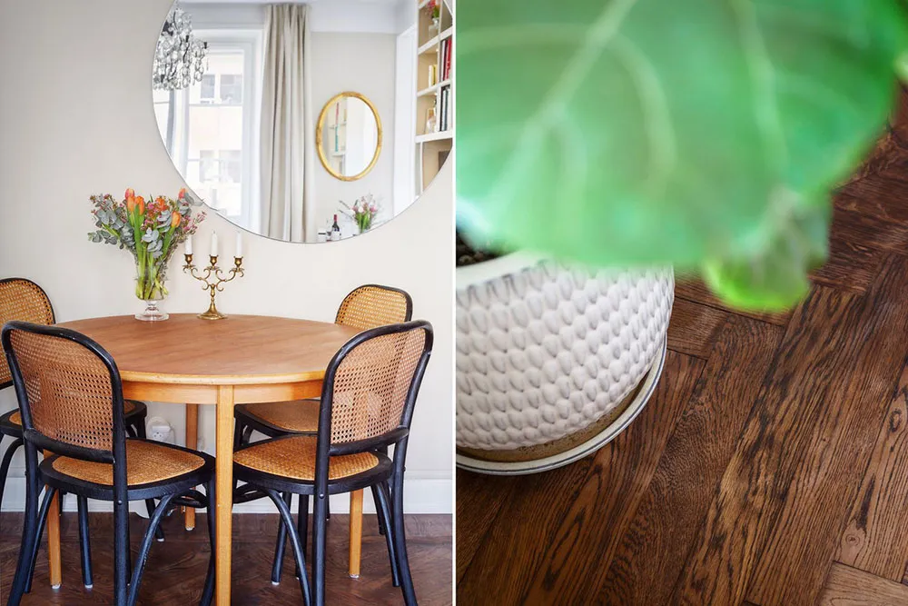Kleine Studio-Wohnung mit Schlafzimmer in der Ecke und charmantem Interiordesign (34 qm) - 7