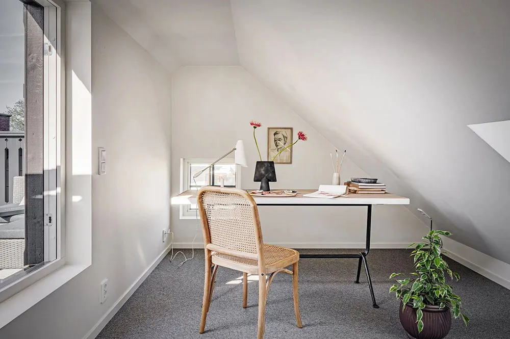 Luminosa y acogedora mansarda con encantadora terraza en Suecia - Gallery image 14