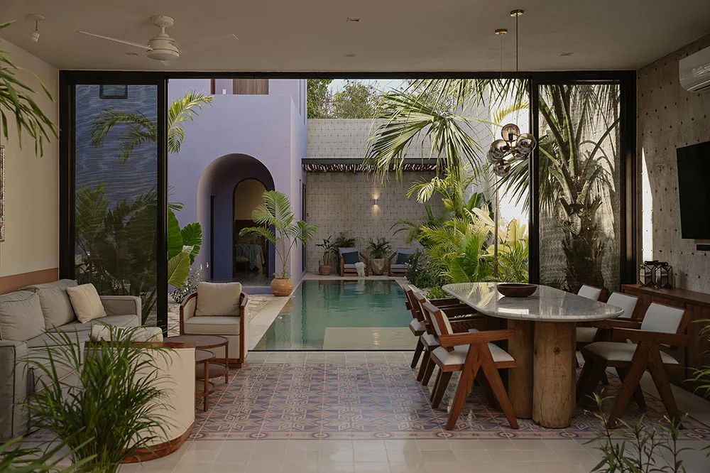 Purple Villa with Pool in Mexico - Gallery image 8