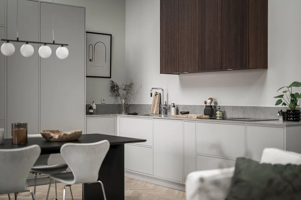 Modest Color Palette and Open Living Room: Stylish Apartment in Gothenburg (67 sq m) - Gallery image 6