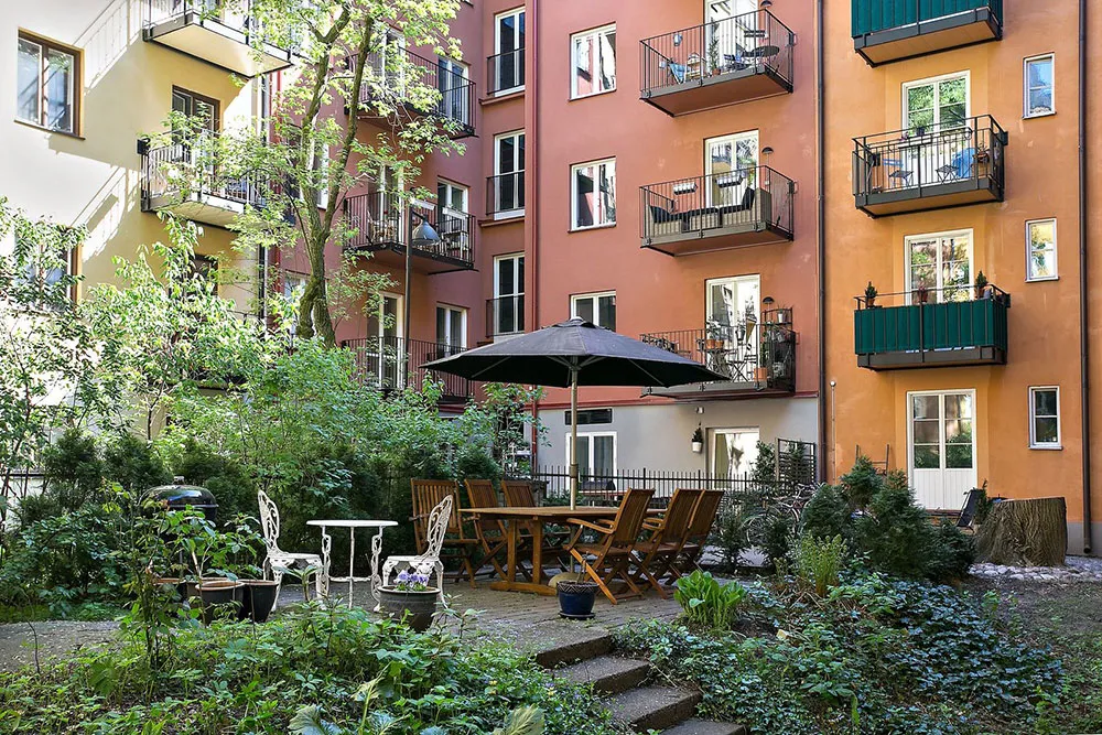 Kleine Studio-Wohnung mit Schlafzimmer in der Ecke und charmantem Interiordesign (34 qm) - 17