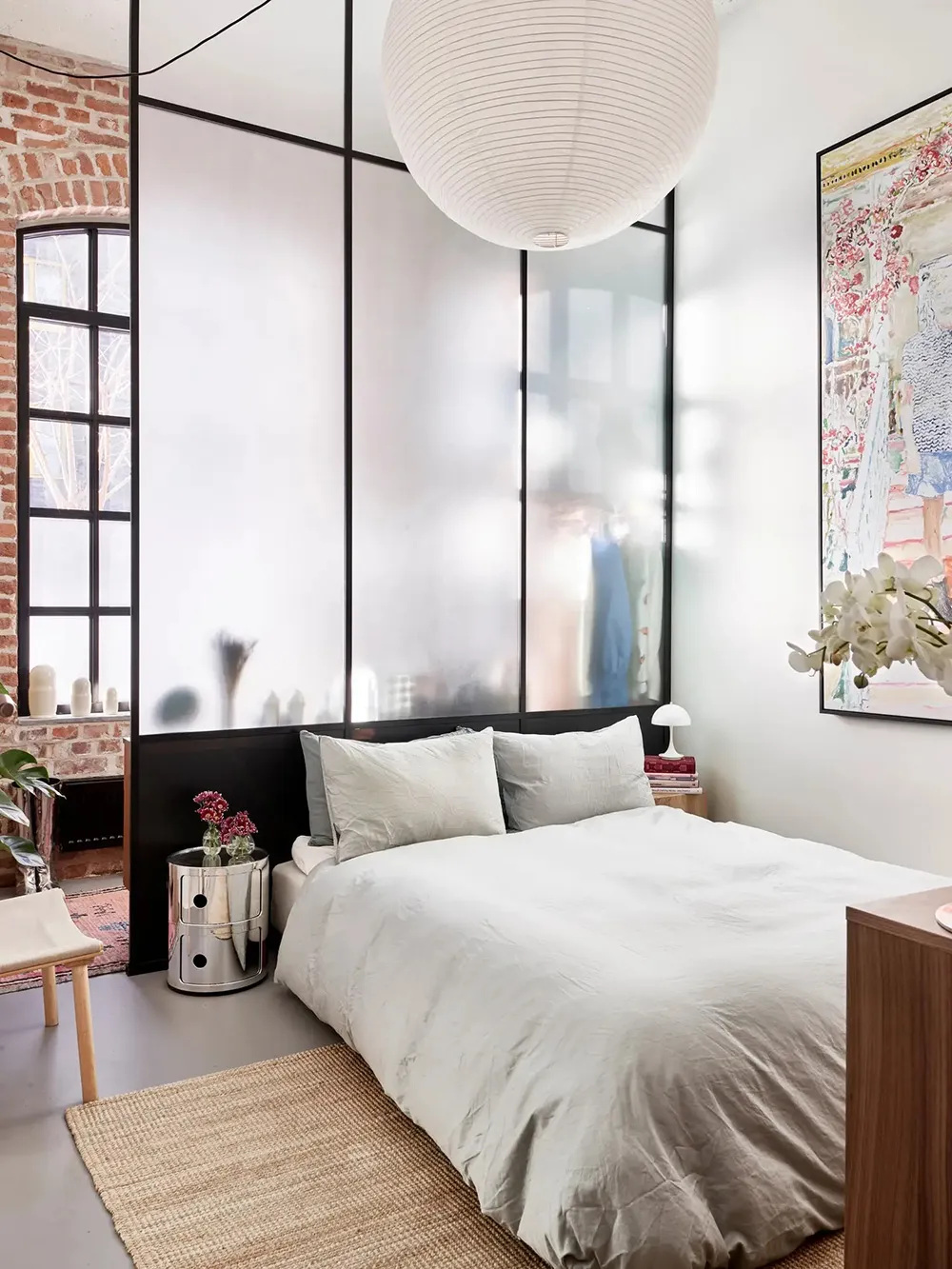 Стильная квартира молодой пары в здании 170-летней фабрики в Осло - Gallery image 11