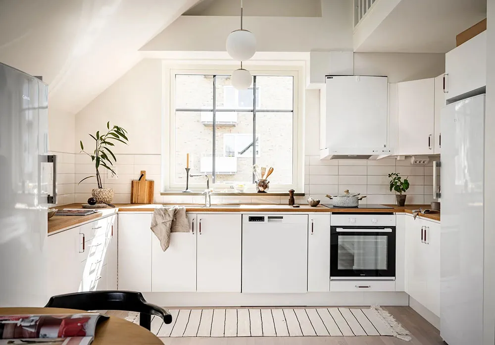 Luminosa y acogedora mansarda con encantadora terraza en Suecia - Gallery image 6