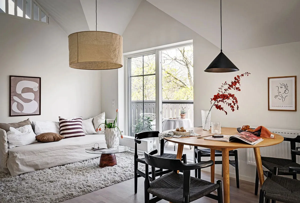 Luminosa y acogedora mansarda con encantadora terraza en Suecia - Gallery image 3