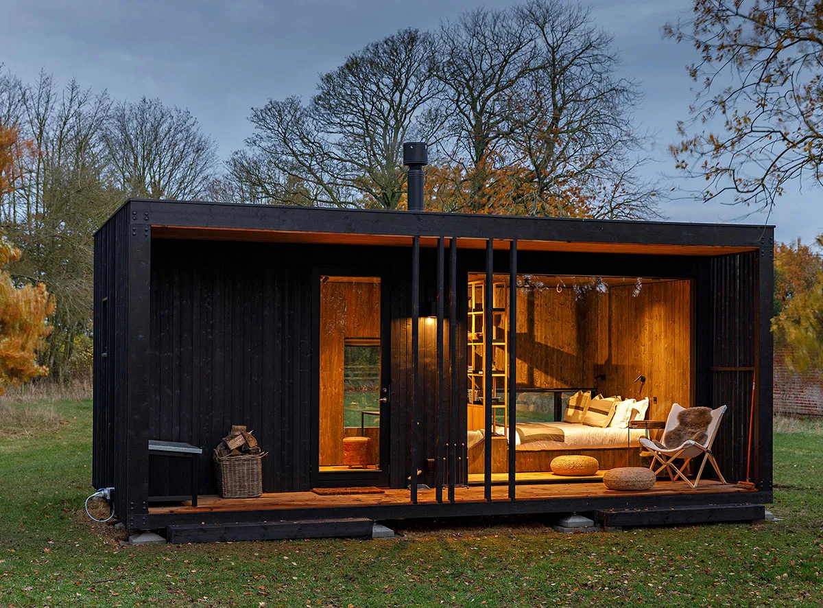 Kompakter moderner Holzhütchen für den Natururlaub (18 qm) - Gallery image 9