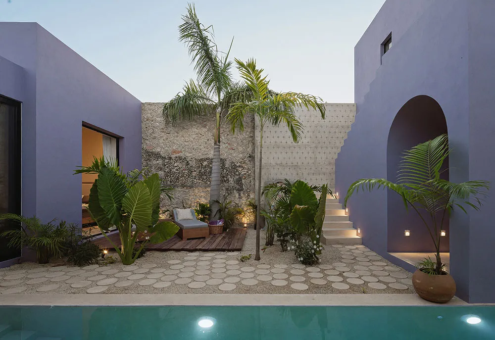 Purple Villa with Pool in Mexico - Gallery image 11