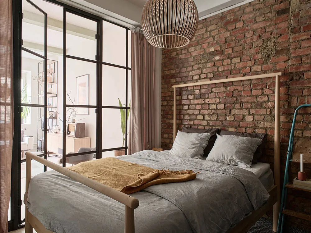 Inteligentna planista i przemysłowe detale: klasyczna studia w Szwecji (56 m²) - Gallery image 2