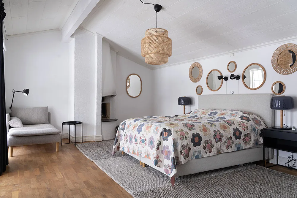 Villa blanca junto al lago en Suecia con su propio muelle - Gallery image 26