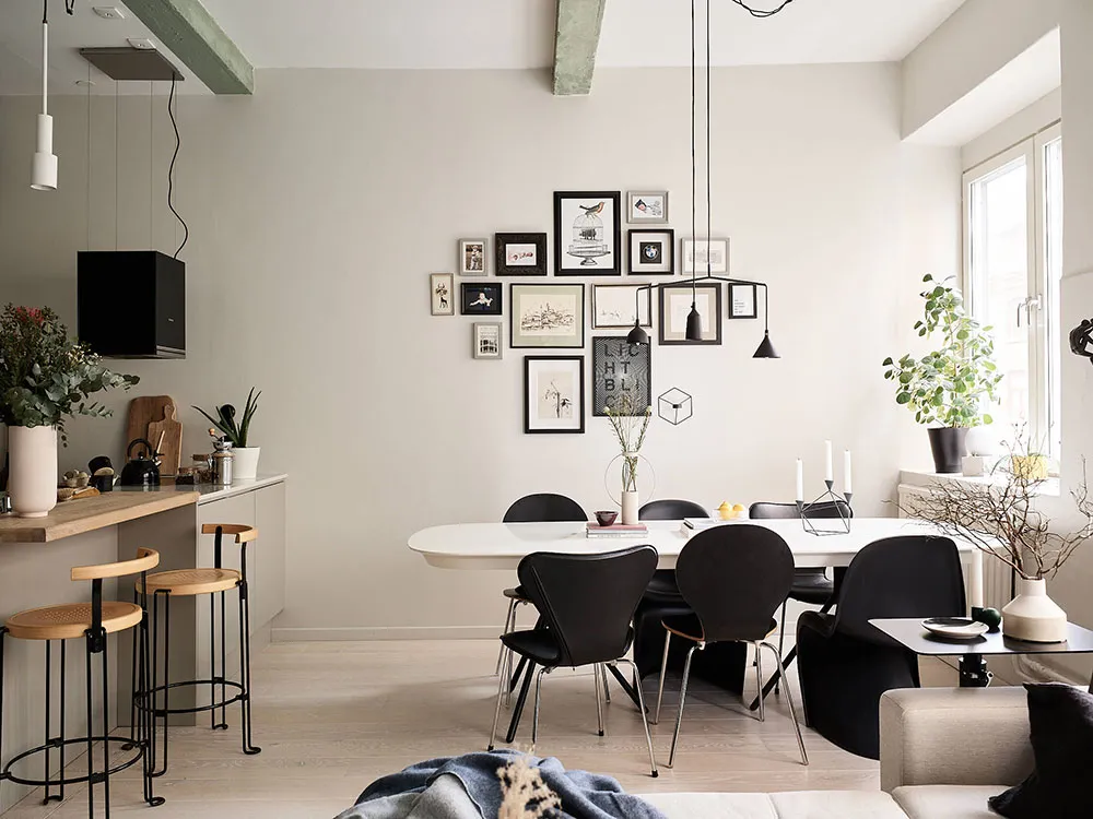 Inteligentna planista i przemysłowe detale: klasyczna studia w Szwecji (56 m²) - Gallery image 4