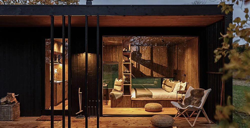 Kompakter moderner Holzhütchen für den Natururlaub (18 qm) - Gallery image 10